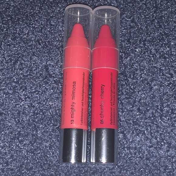 ✨Duo Chubby Stick✨ Clinique NWOB Chubby Stick in Mighty Mimosa & Chunky Cherry - Picture 3 of 3